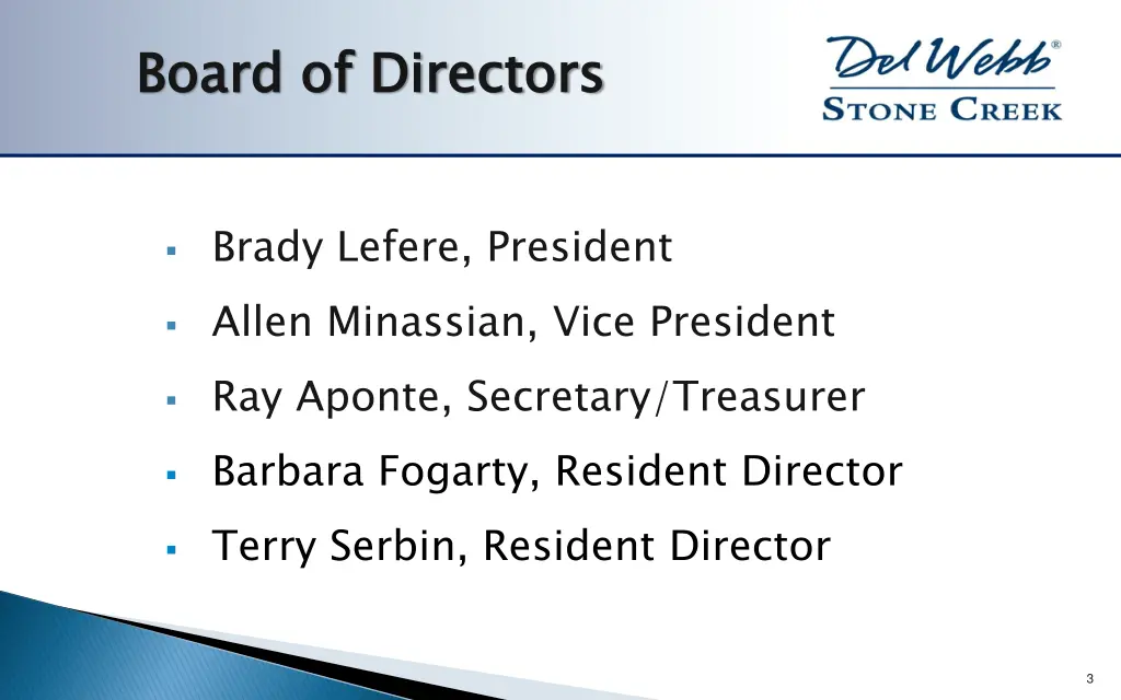 board of directors