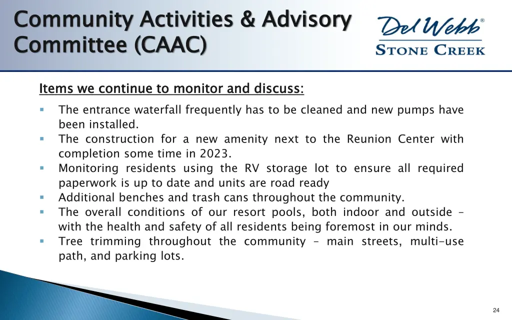 community activities advisory committee caac 4