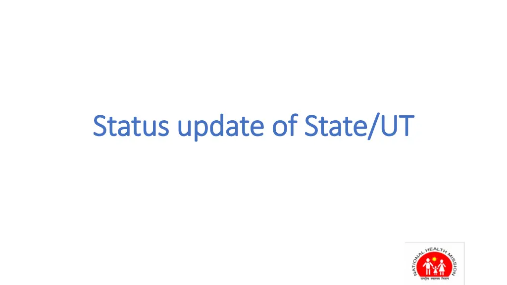 status update of state ut status update of state