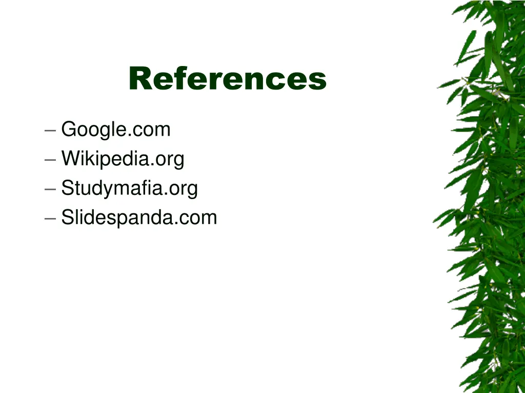 references