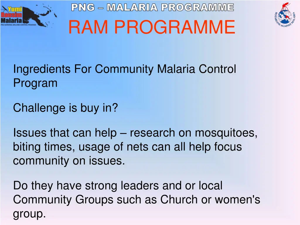 png malaria programme 6