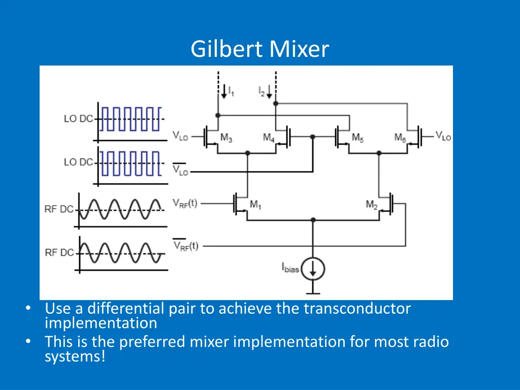 gilbert mixer