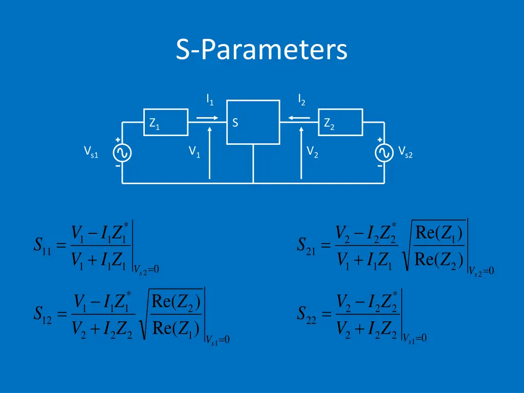 s parameters 2