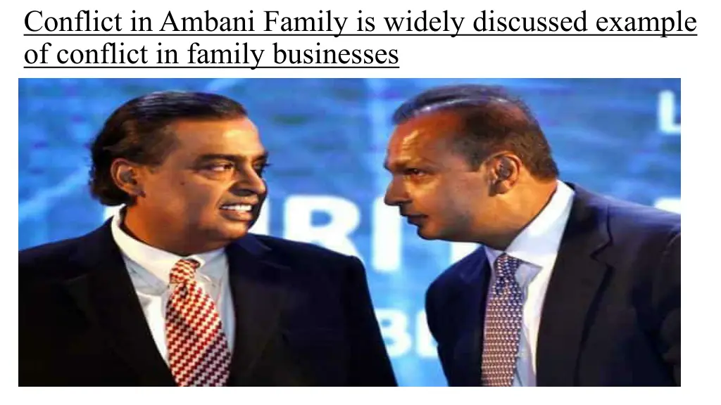 conflict in ambani family is widely discussed