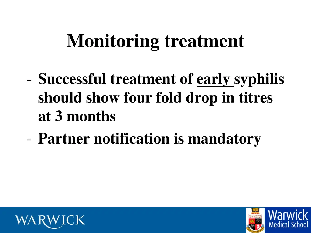 monitoring treatment