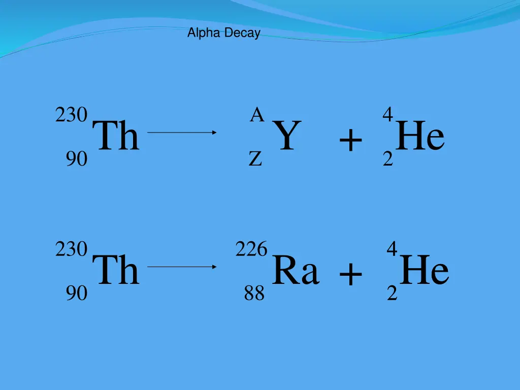 alpha decay 5