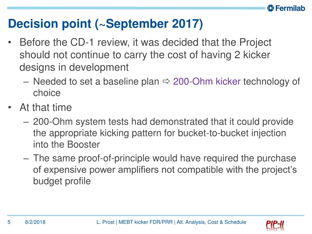 decision point september 2017