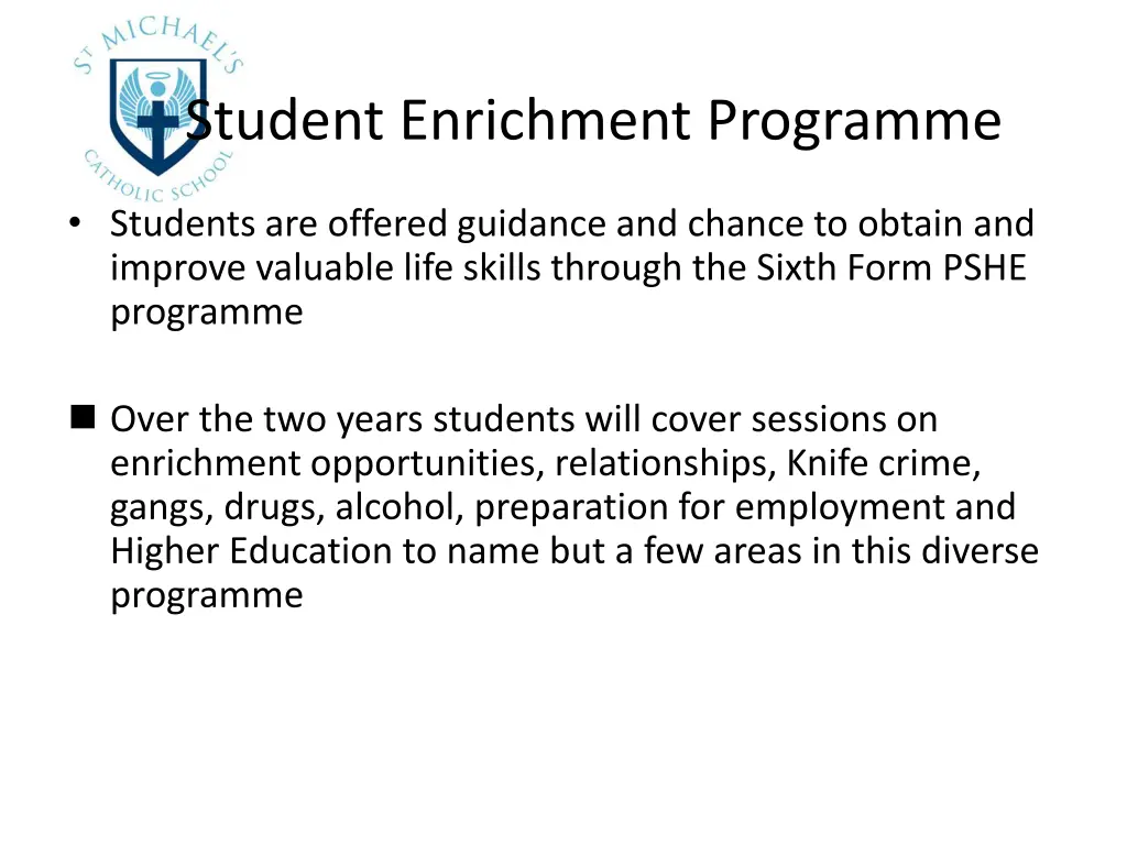 student enrichment programme