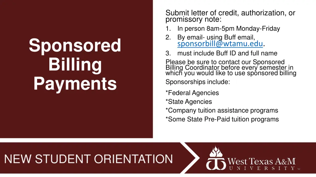 submit letter of credit authorization