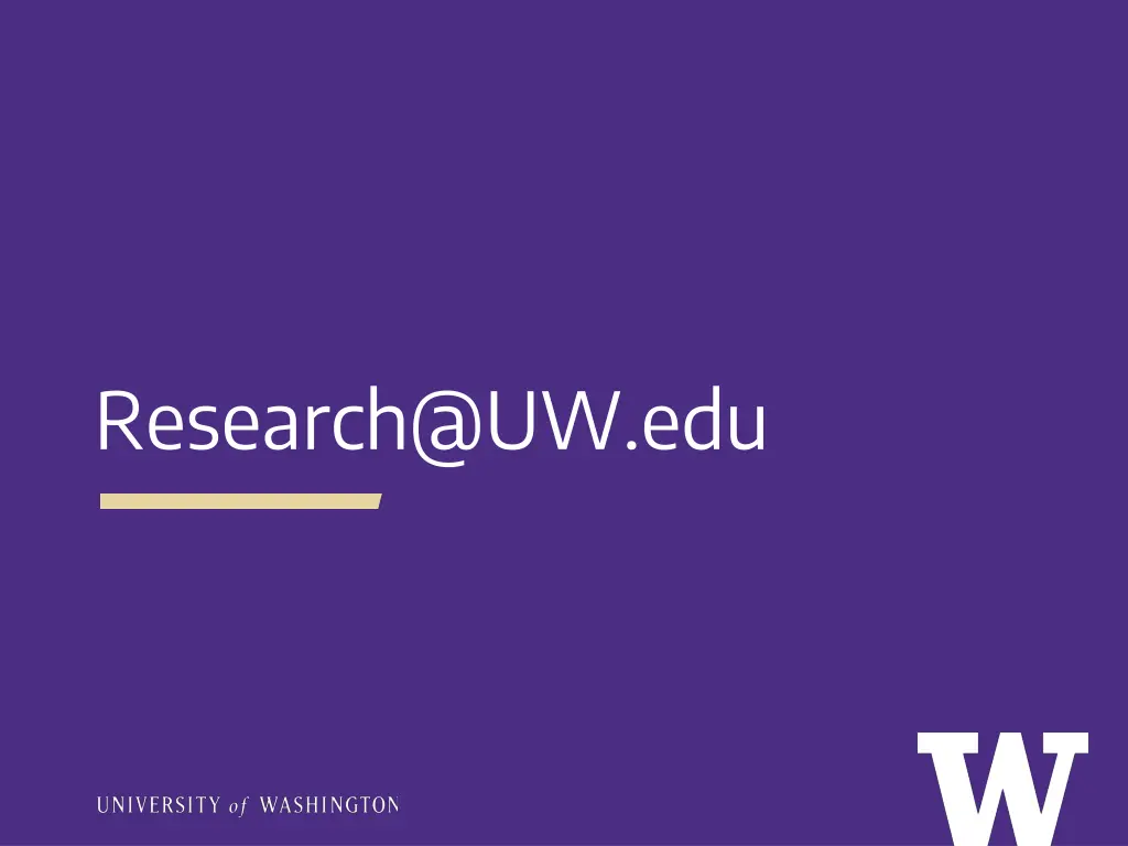 research@uw edu