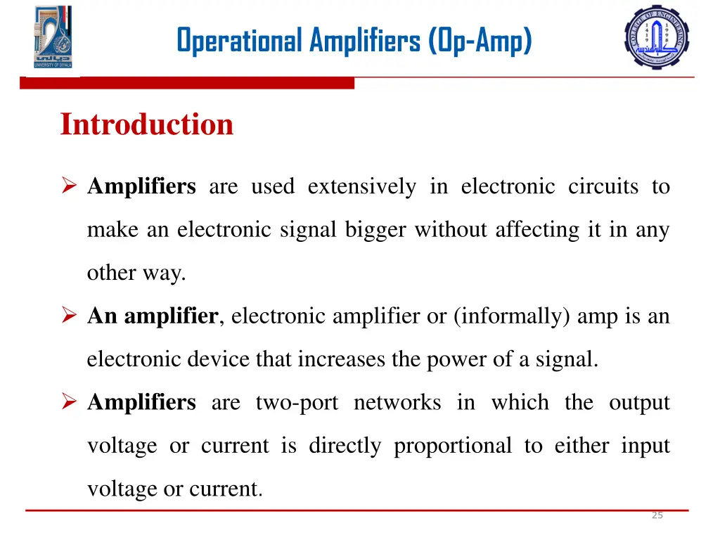 operational amplifiers op amp