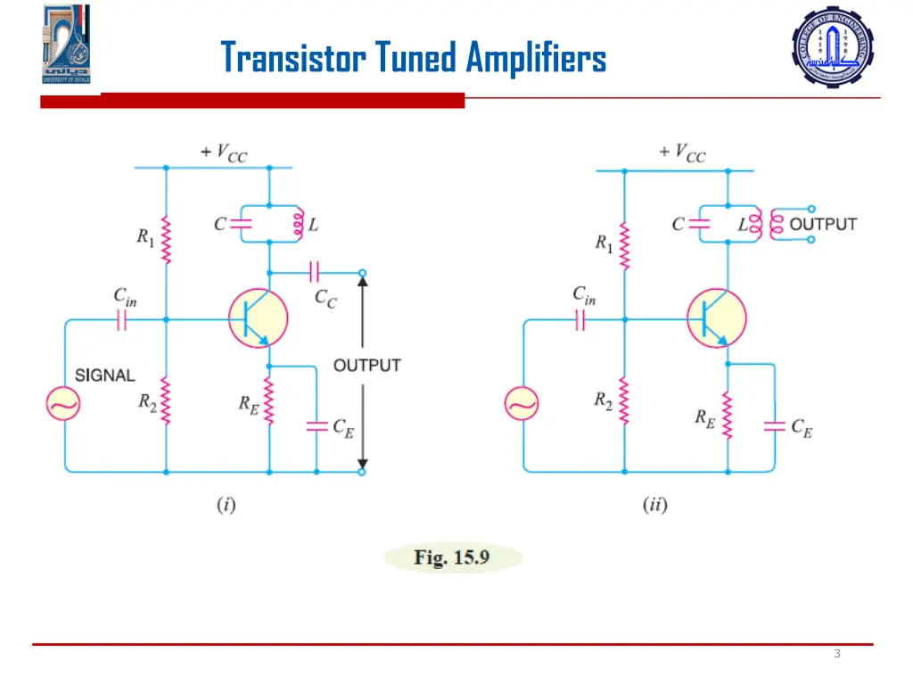 transistor tuned amplifiers 1