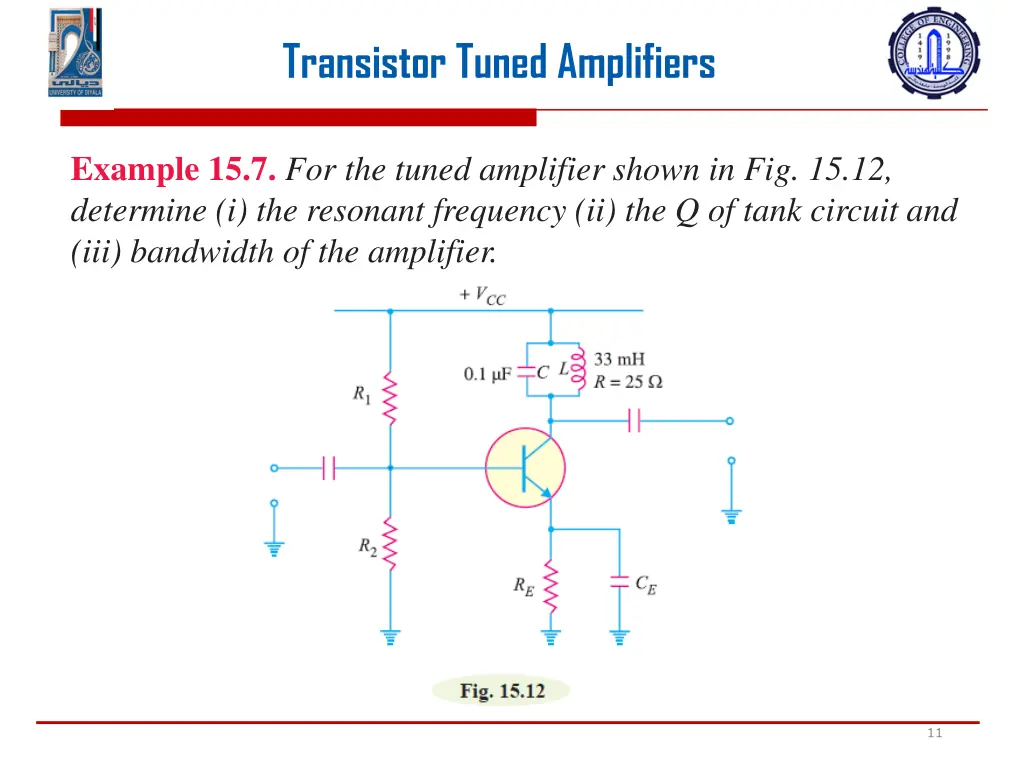 transistor tuned amplifiers 9