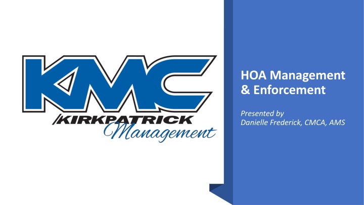 hoa management enforcement