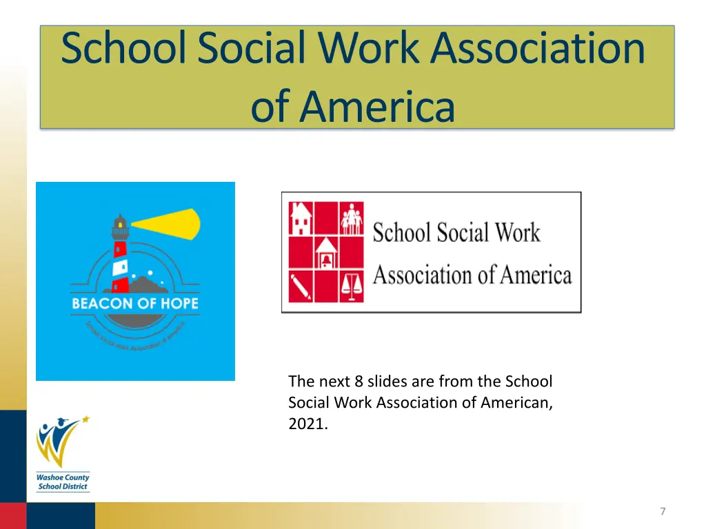 school social work association of america