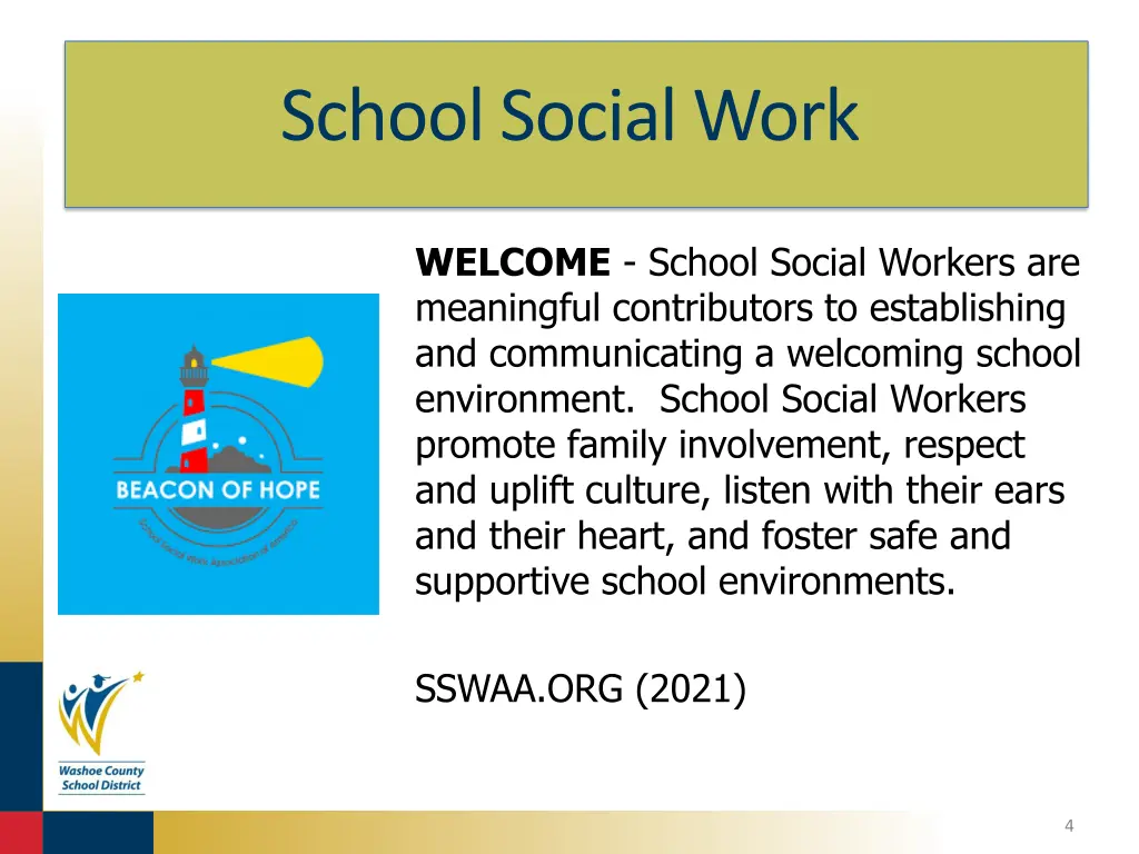 school social work