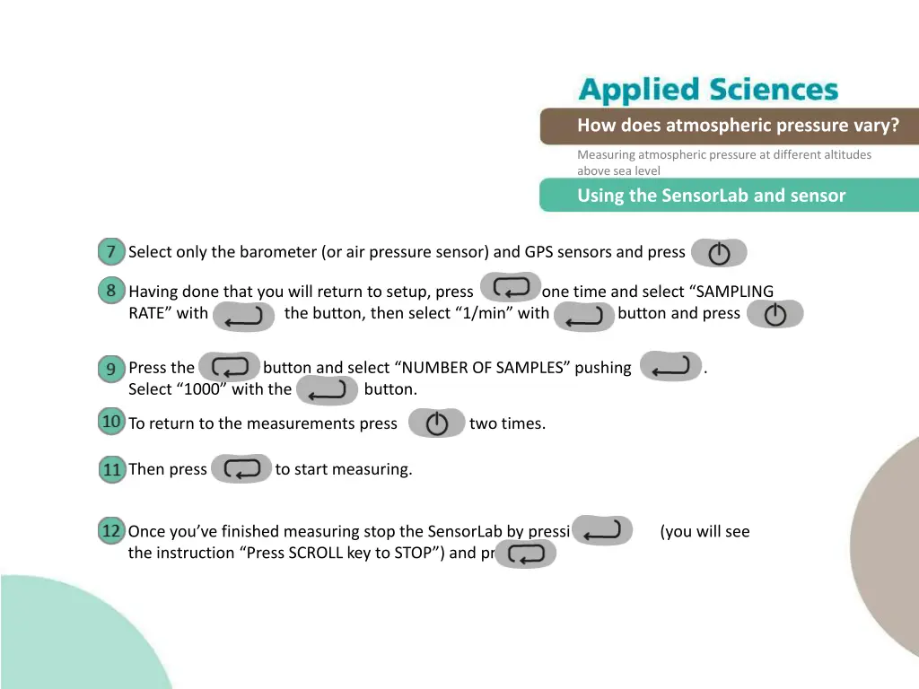 how does atmospheric pressure vary 12