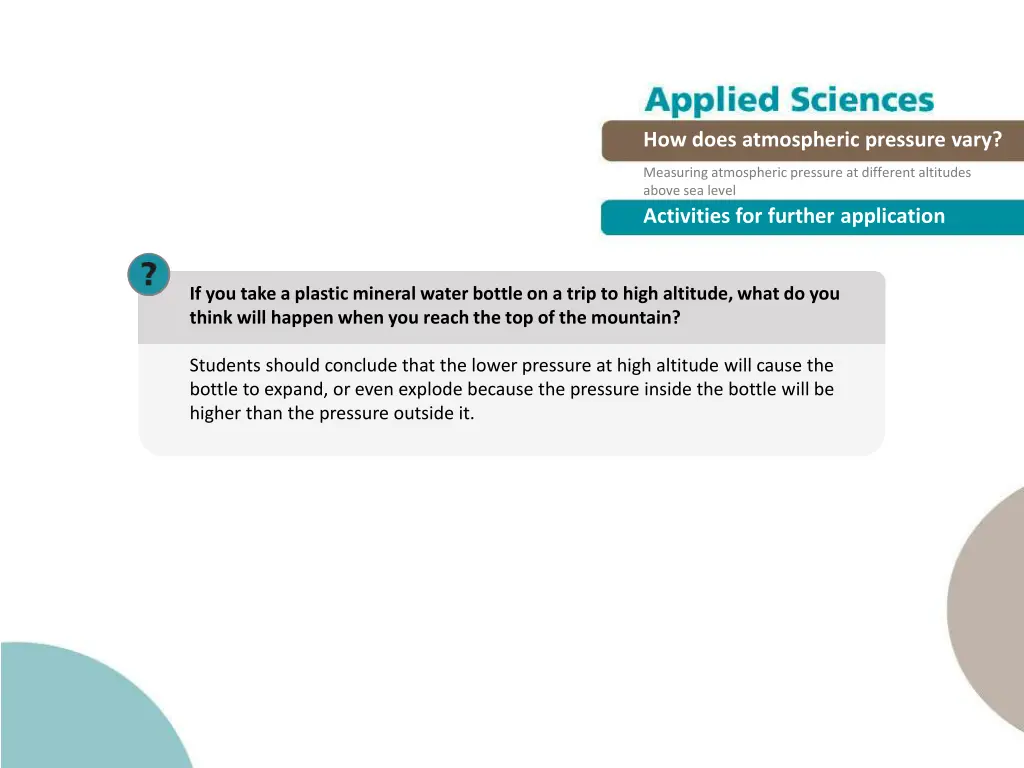 how does atmospheric pressure vary 26