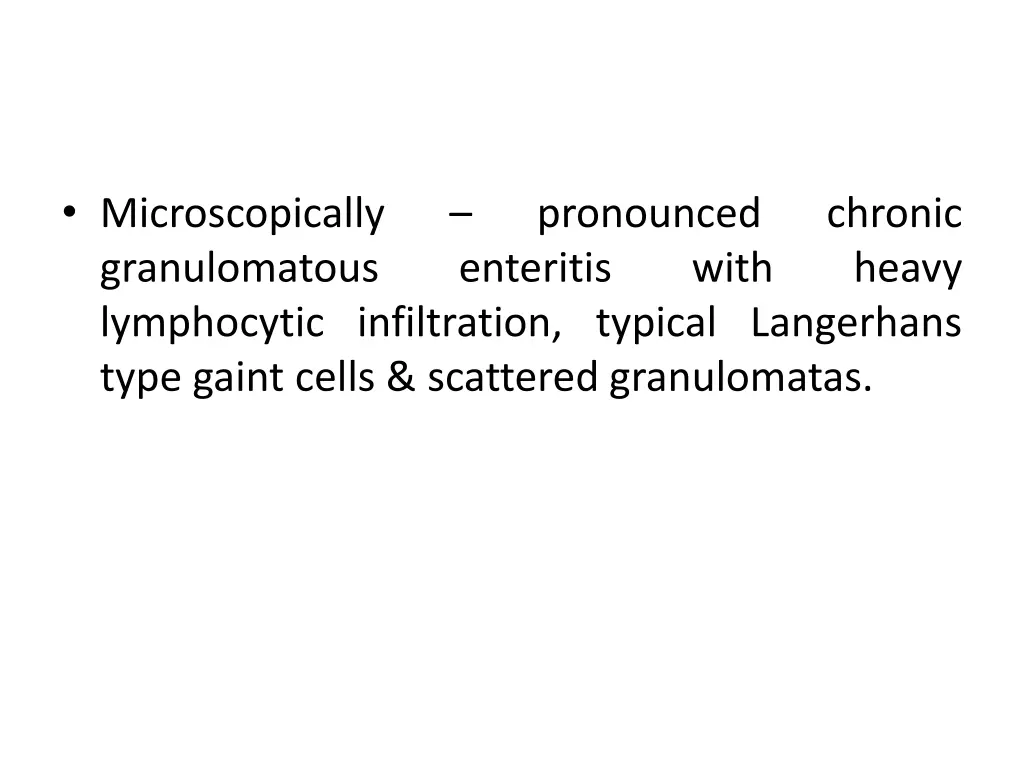 microscopically granulomatous lymphocytic