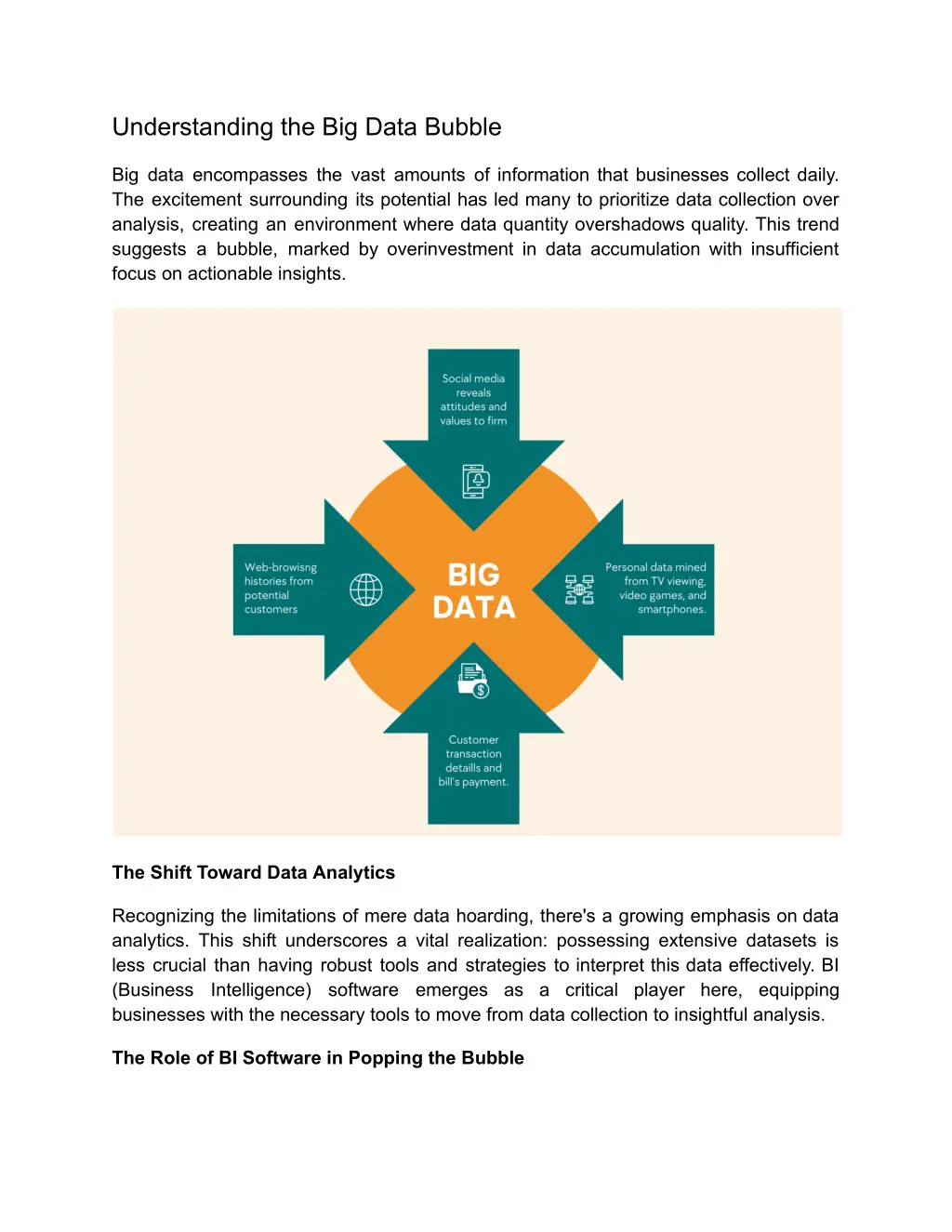 understanding the big data bubble