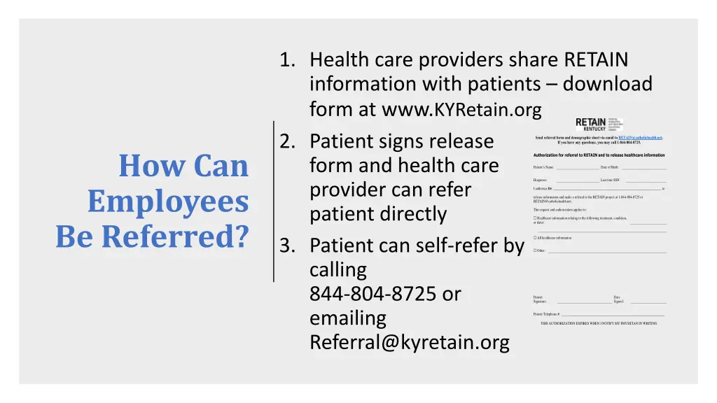 1 health care providers share retain information