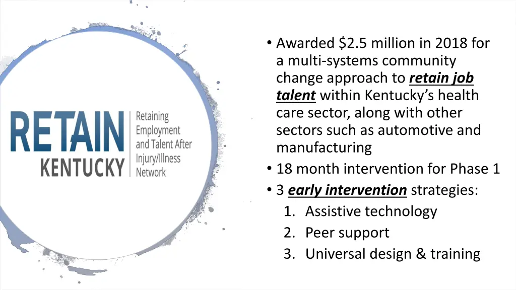 awarded 2 5 million in 2018 for a multi systems