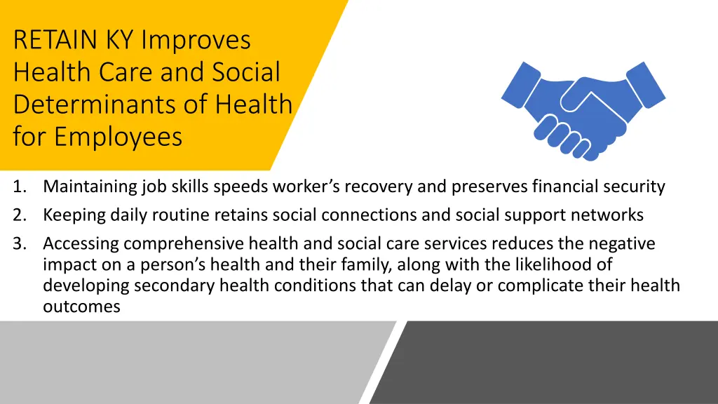 retain ky improves health care and social