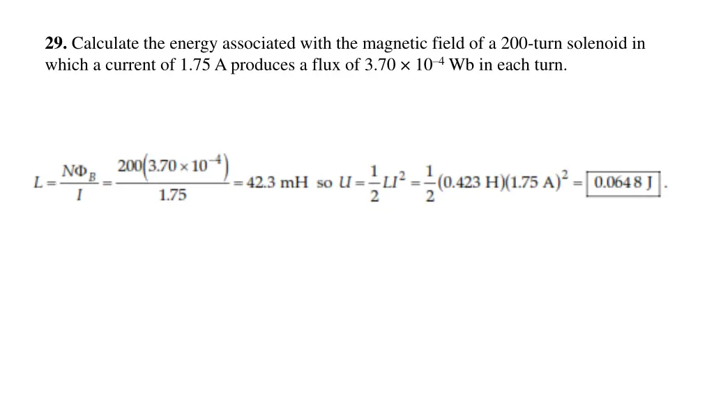 29 calculate the energy associated with