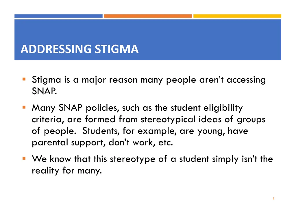 addressing stigma 1