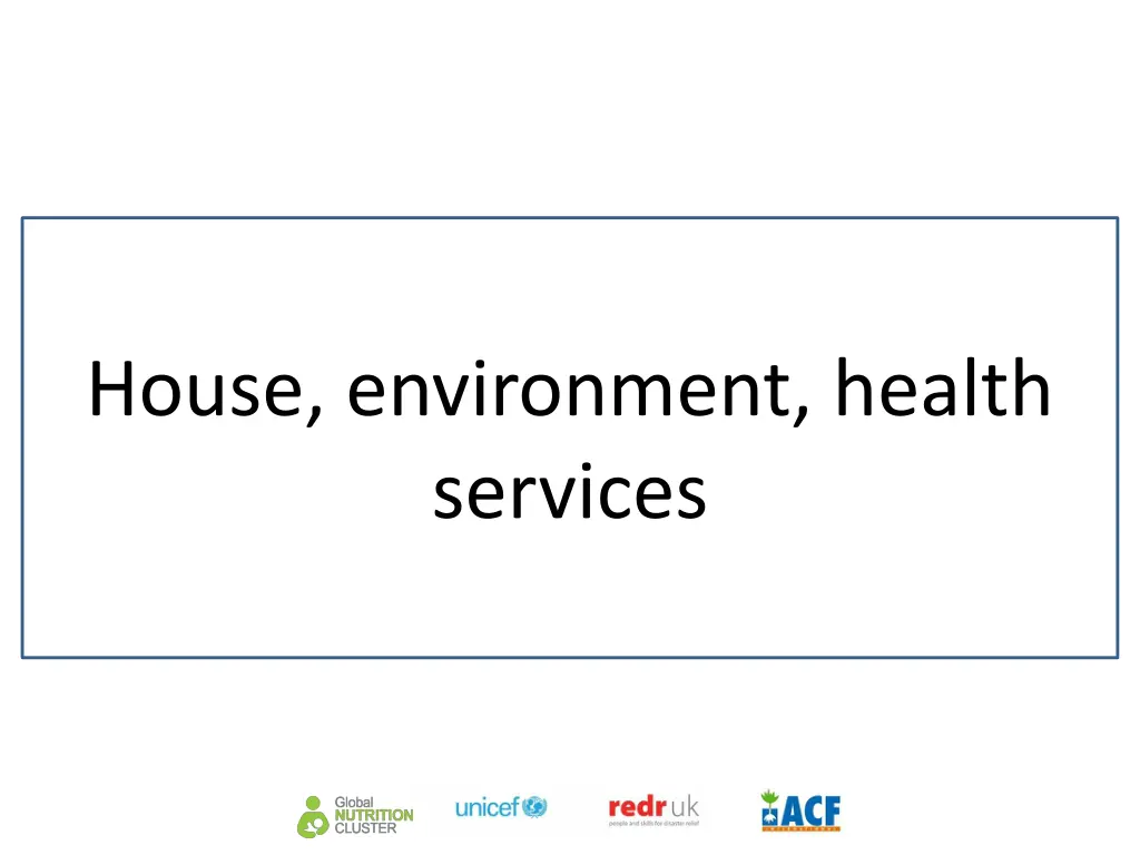 house environment health services