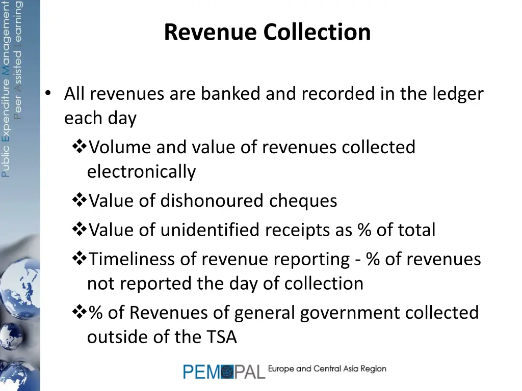 revenue collection