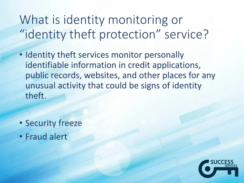 what is identity monitoring or identity theft