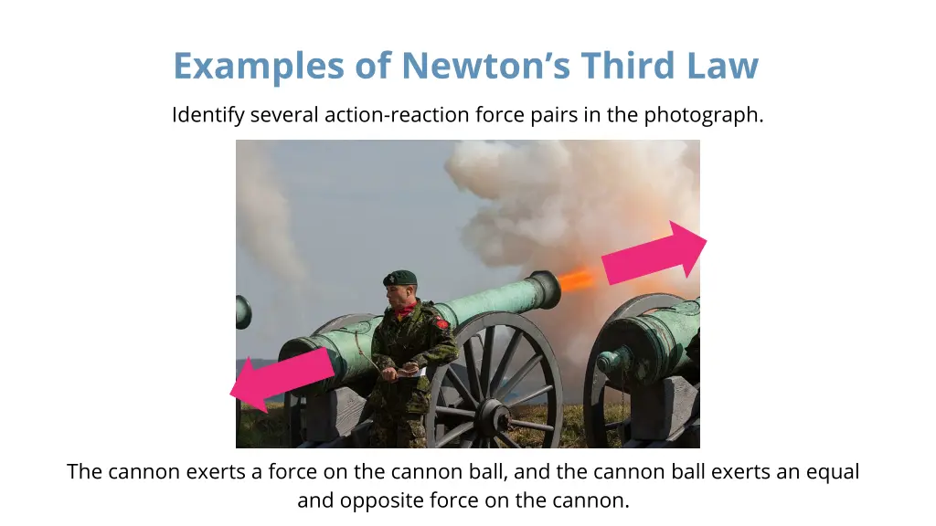 examples of newton s third law