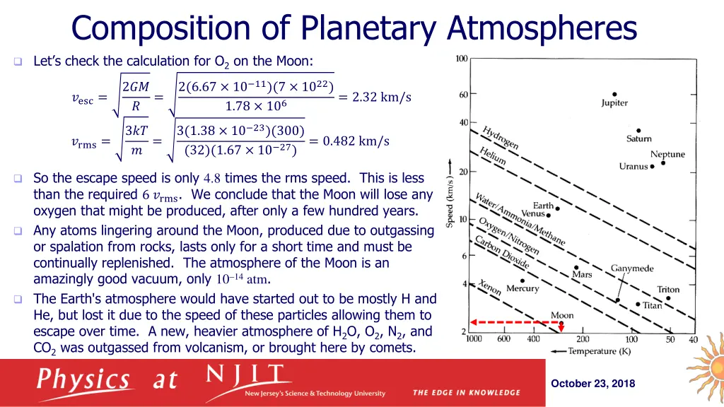 composition of planetary atmospheres 1