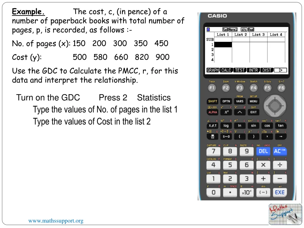 example number of paperback books with total 2