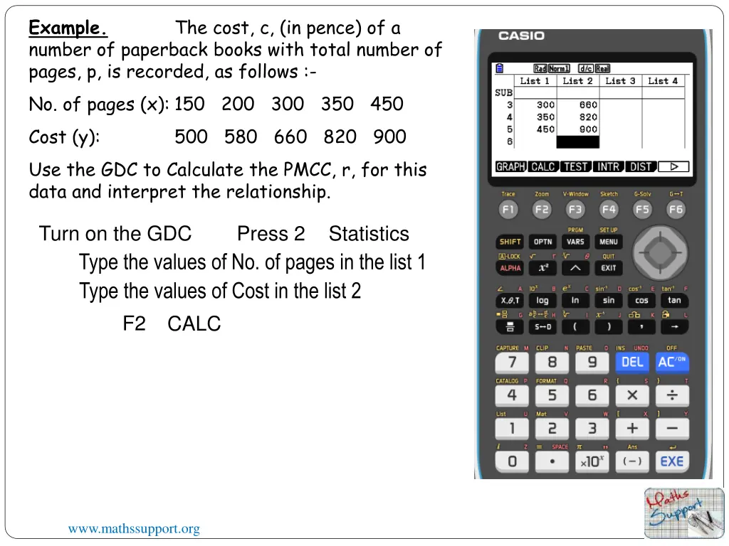 example number of paperback books with total 3