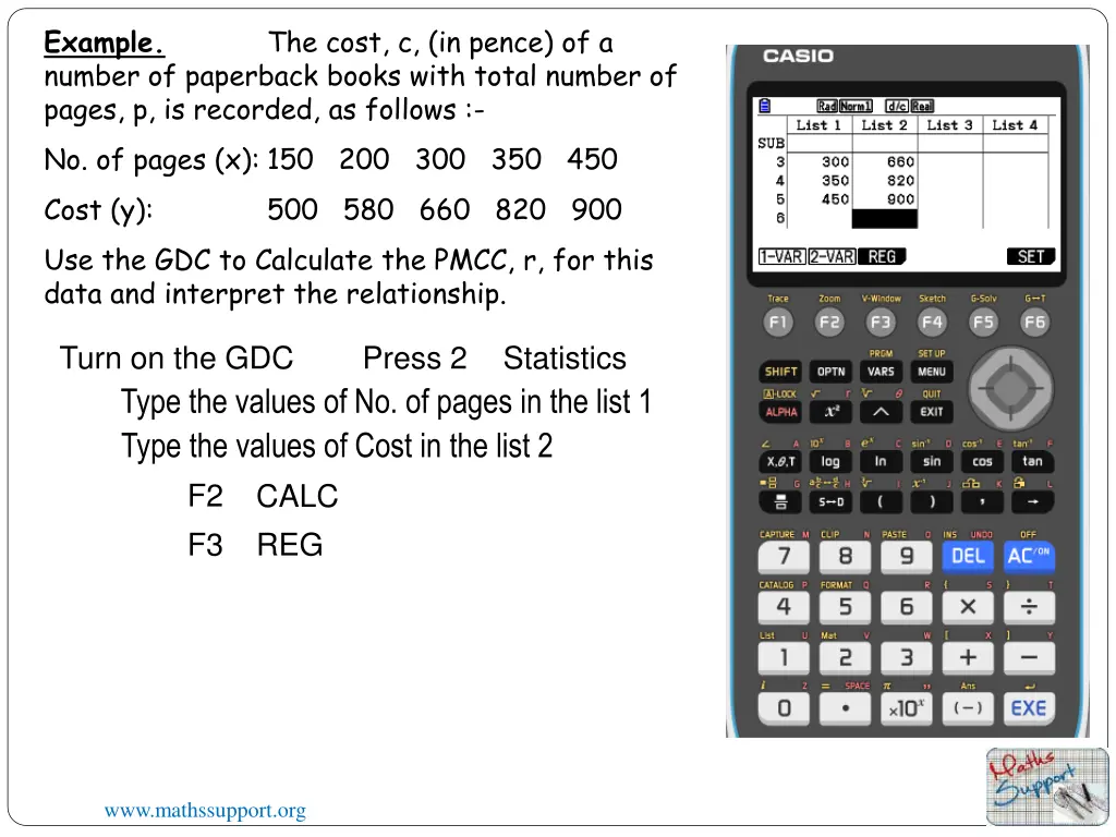 example number of paperback books with total 4