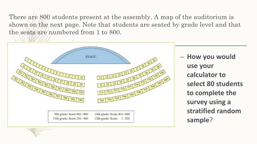 there are 800 students present at the assembly 1