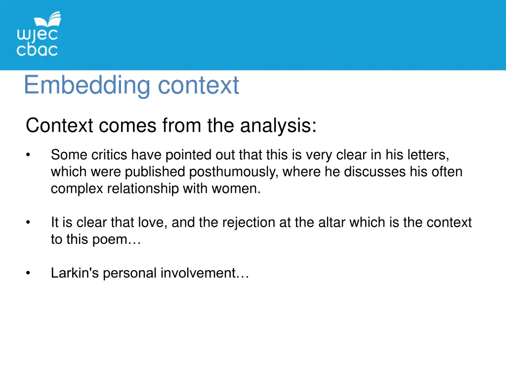 embedding context