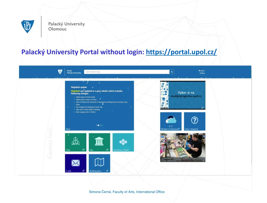 palack university portal without login https