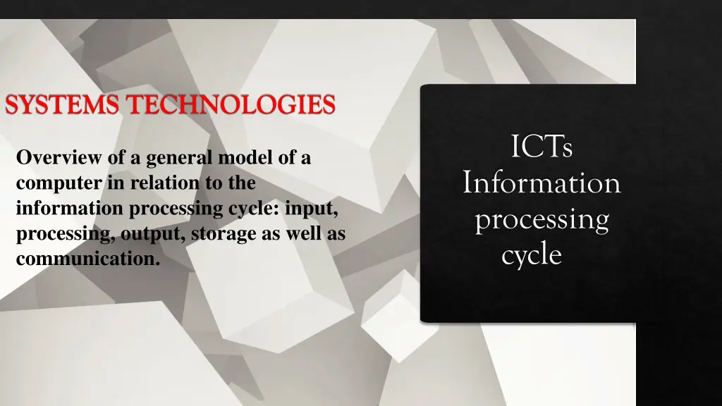 systems technologies