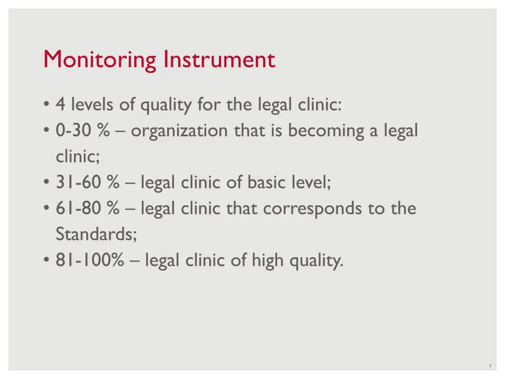 monitoring instrument