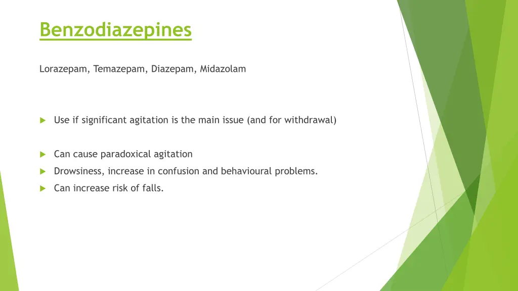 benzodiazepines