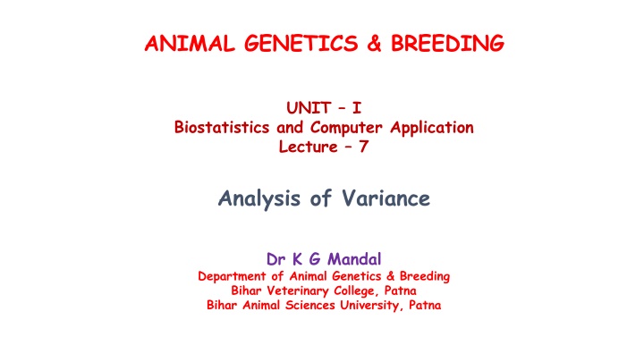 animal genetics breeding