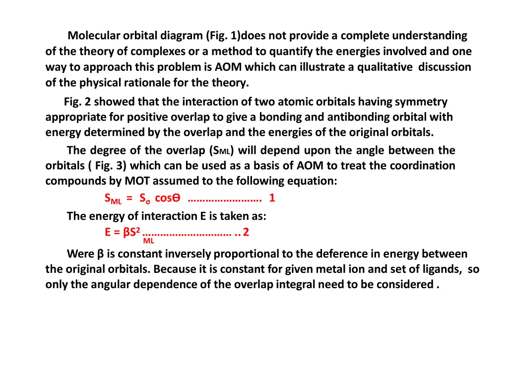 molecular orbital diagram fig 1 does not provide