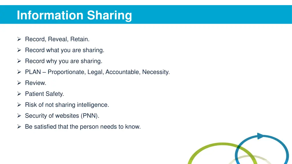 information sharing