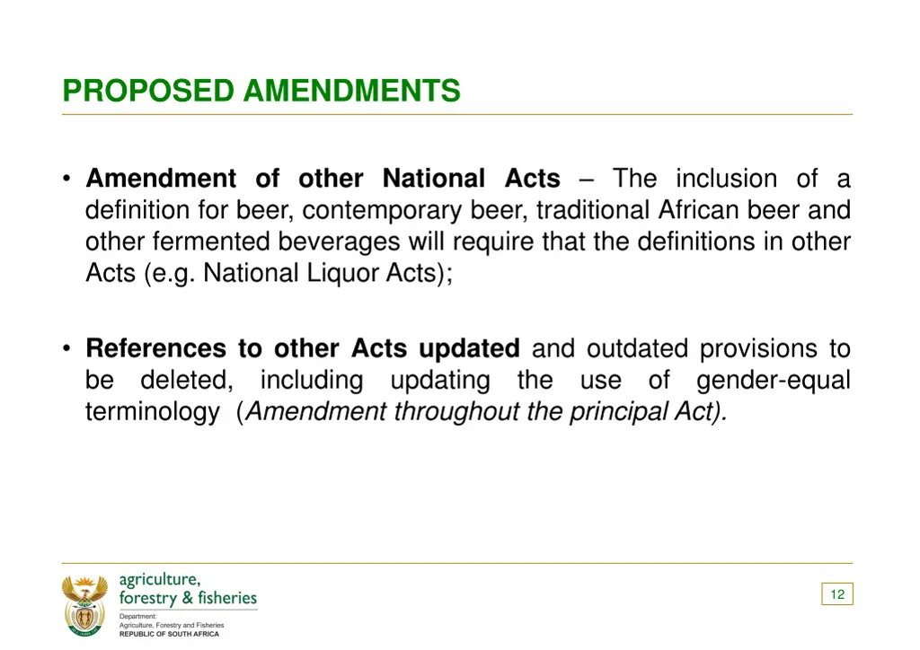 proposed amendments 1