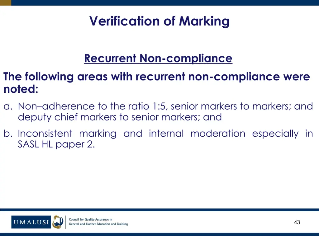 verification of marking 2