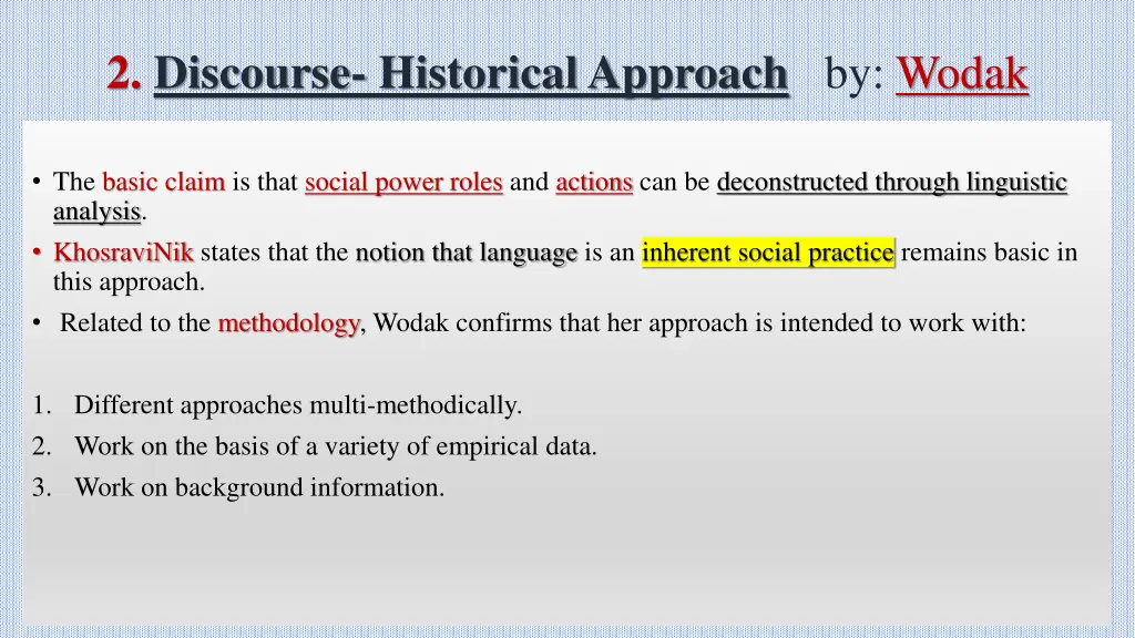 2 discourse historical approach by wodak