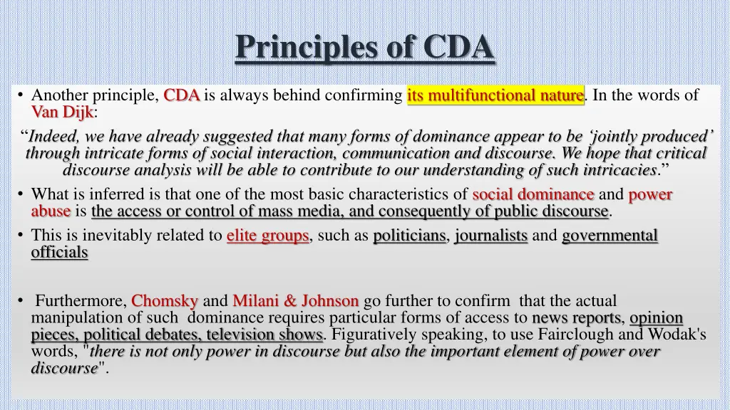 principles of cda 2